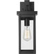 Barkeley 1 Light 16 inch Powder Coated Black Outdoor Wall Sconce